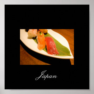 Poster Sushi do Japão, Imagens do Japão