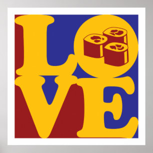 Poster Sushi Love