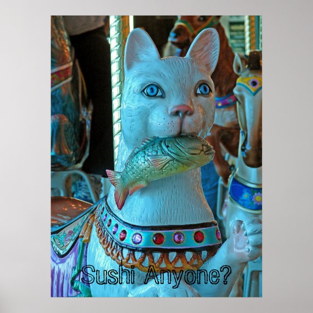 Pôster Sushi, Sushi Alguém? (Frente)