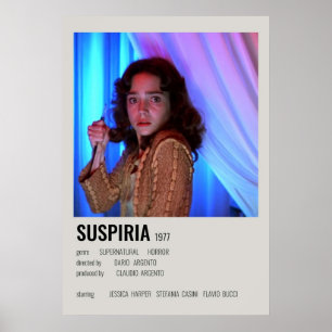 Poster Suspiria Minimalista