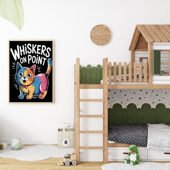 Poster Suspiros Felinos Sem Fios (Criador carregado)