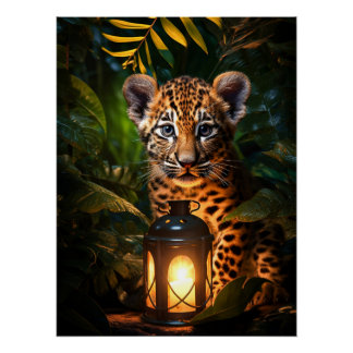 Pôster Süßes Leopardenkind