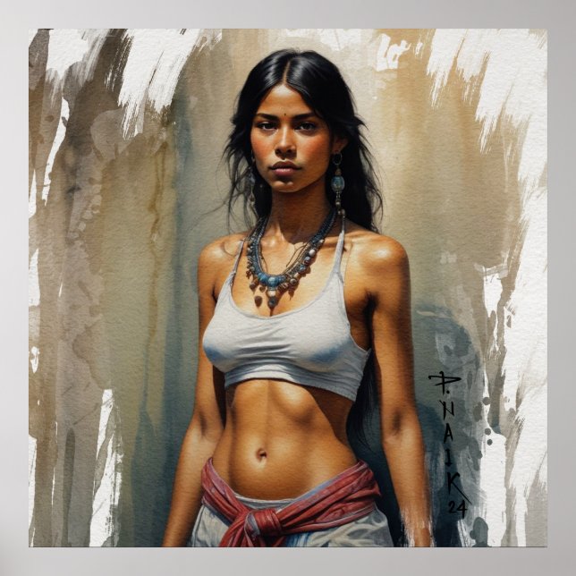 Poster Sussuros da pintura figurativa da alma (Frente)