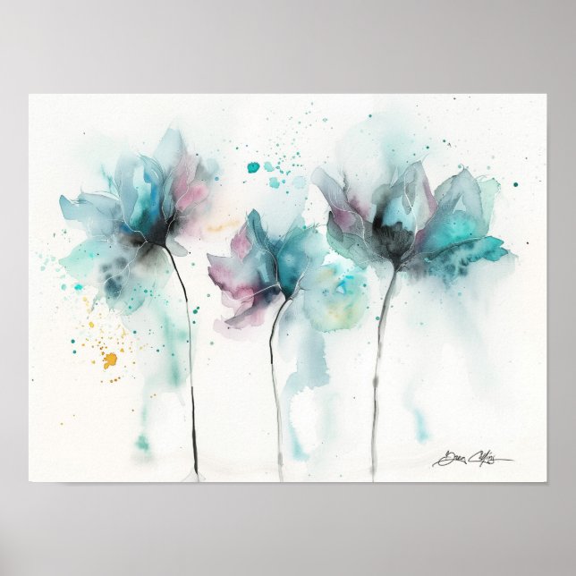 Poster Sussuros de Azul (Frente)