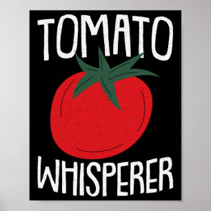 Poster Sussurrador de Tomate Dia dos Pais Jardinagem Pai-