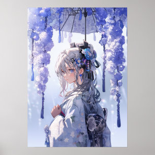 Poster Sussurros de Primavera: A encantadora de branco