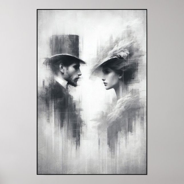 Poster Sussurros de um Abstrato da Era Esquecida (Frente)