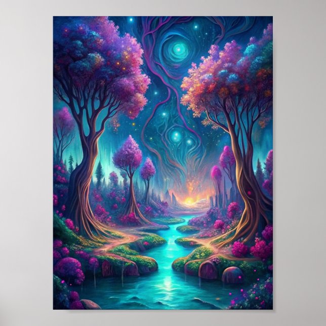 Poster "Sussurros de uma paisagem de sonho" (Frente)