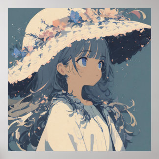 Poster Sussurros Florais: Um Retrato Gentil