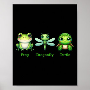 Poster Sutil Anti-Trump Dragonfly Sapo Humor Político T