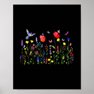 Poster Sutil Mensagem Oculta Anti Trump Floral Sarcástico