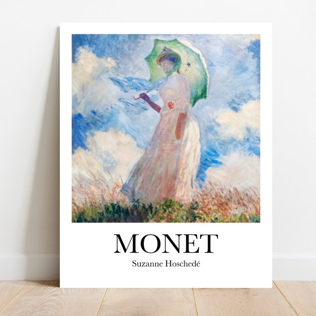 Poster Suzanne Hoschedé por Claude Monet (Monet's Impressionist Dream: Suzanne Hoschedé. Museum-quality poster)