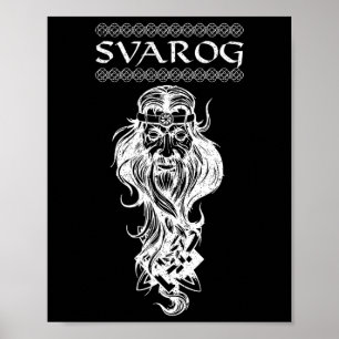 Poster Svarog Deus Pagão Eslavo Eslavos Pagã Mitologia