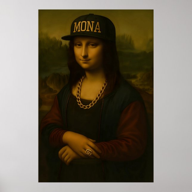 Poster Swag Mona Lisa (Frente)