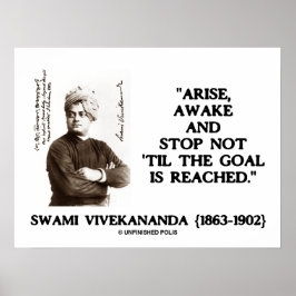 Pôster Swami Vivekananda desperta sem meta