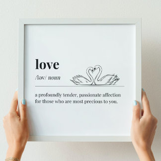 Poster Swans de Definição de Amor