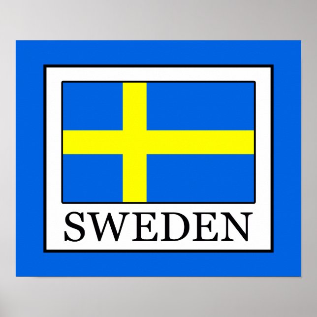 Pôster Sweden (Frente)
