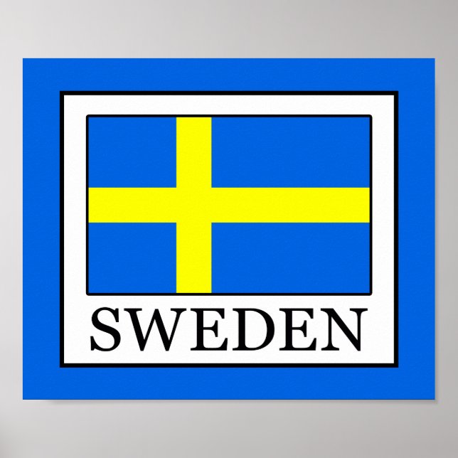 Poster Sweden (Frente)