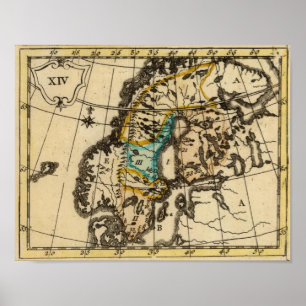 Pôster Sweden and Finland