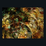 Pôster Sweet Autumn Abstract Fractal Art<br><div class="desc">Unique fractal art by Archetypus Designs. Digitally created using sophisticated software and expertly rendered to make an interesting and fascinating design.</div>