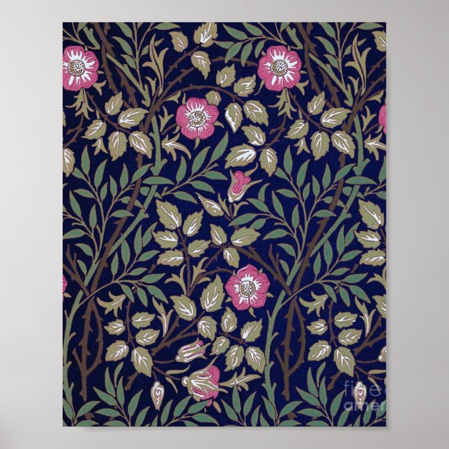 Poster Sweet Briar, William Morris (Frente)
