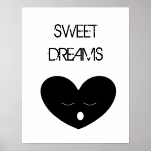Pôster Sweet Dreams Coração Adormecido