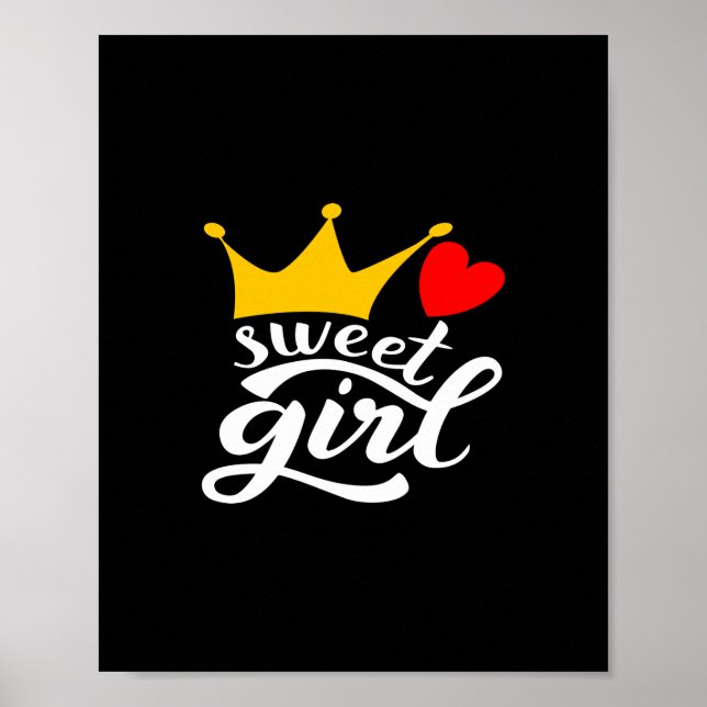 Poster sweet girl (Frente)
