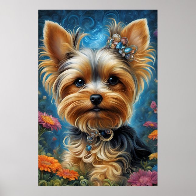 Poster Sweet Girl Yorkie (Frente)