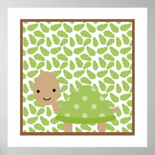 Poster Sweet Safari Little Turtle Nursery Wall Art