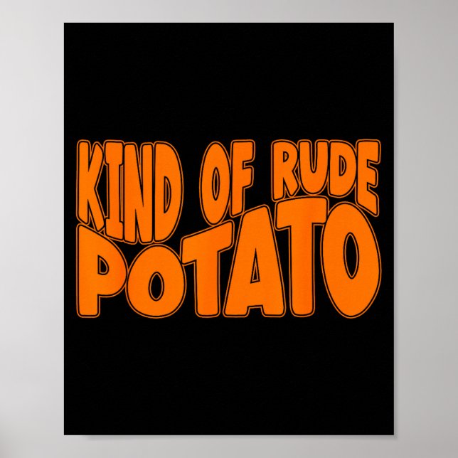 Poster Sweet Tato And Kind Of Rude Tato, Thanksgiving Cou (Frente)
