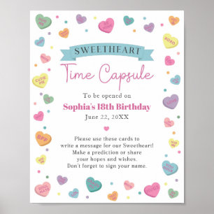 Poster Swetheart Candy Time - Sinal de Cápsula