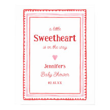 Swetheart Dia de os namorados Chá de fraldas Welco