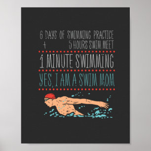 Poster Swimmg Mãe