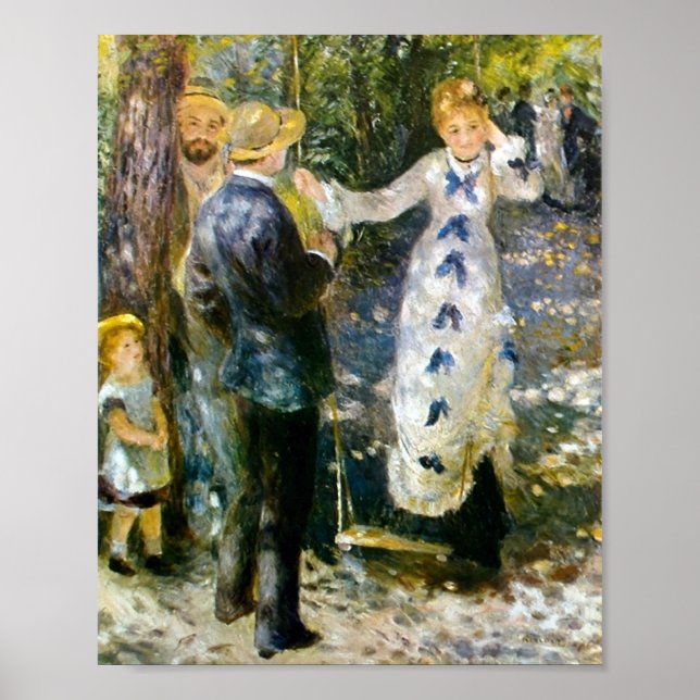 Poster Swing by Pierre-Auguste Renoir (Frente)