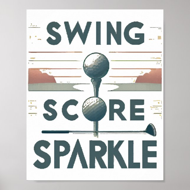 Poster Swing, Score, Sparkle (Frente)