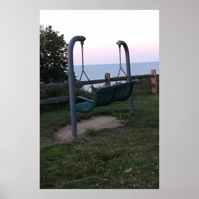 Poster Swing with Lake View (Frente)