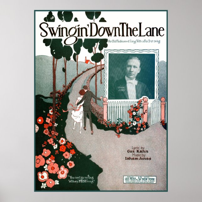 Poster Swingin Down The Lane por Isham Jones (Frente)