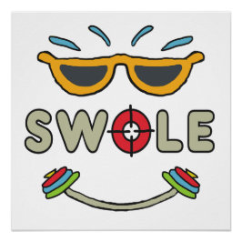 Pôster Swole Bodybuilding