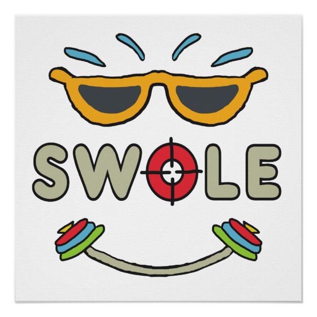 Pôster Swole Bodybuilding (Frente)