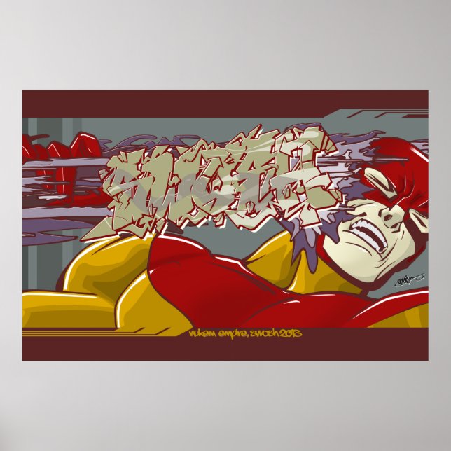 Pôster Swosh, Grafite (Frente)