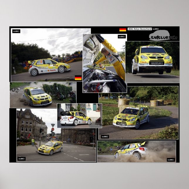 Poster SX4 Rally Alemanha 2008 (Frente)