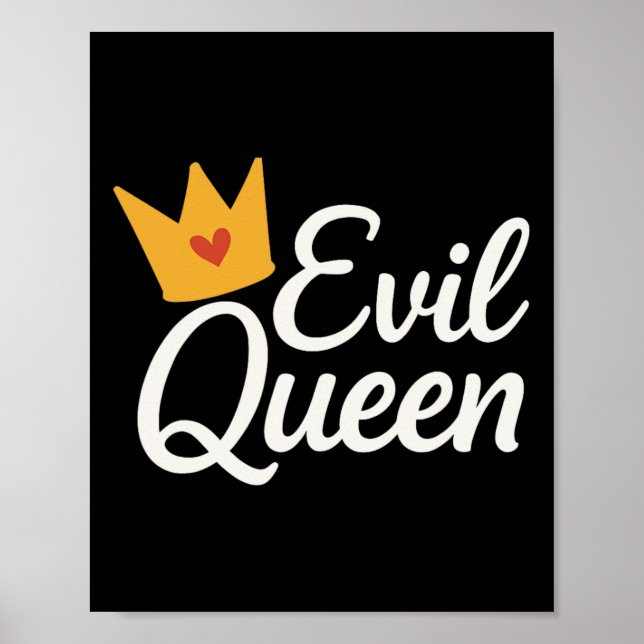Poster Sy Mau Queen Crown Engraçado (Frente)