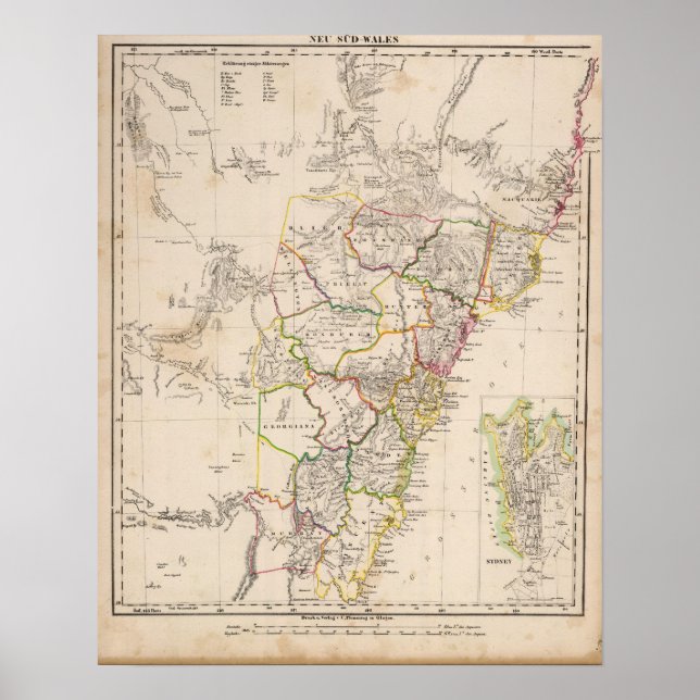 Pôster Sydney Austrália (Frente)