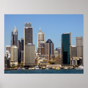 Pôster sydney city skyline
