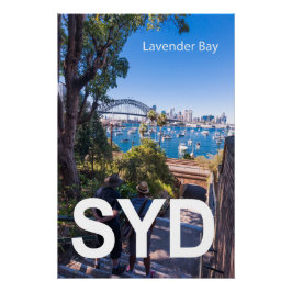Pôster Sydney da Baía de Lavandas