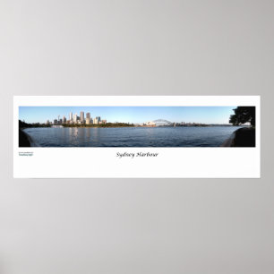 Poster Sydney Harbor Panorama