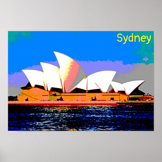 Poster Sydney Opera House (Frente)