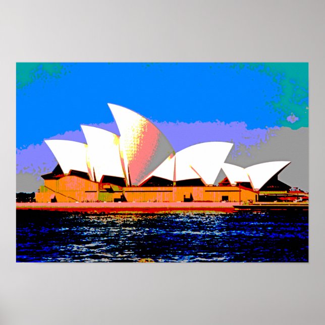 Poster Sydney Opera House (Frente)