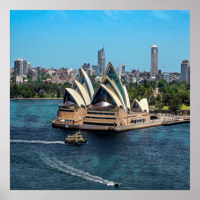 Poster Sydney - OPERA HOUSE - panorama (Frente)