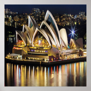 Poster Sydney - OPERA HOUSE - vista